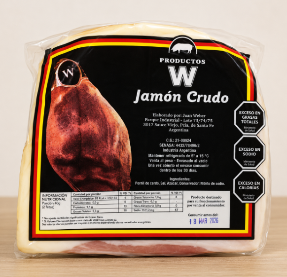 JAMON CRUDO W