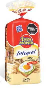 PAN INTEGRAL TAPA MANIA X400GRS