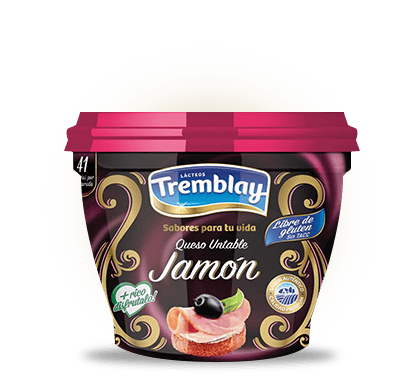 QUESO UNTABLE TREMBLAY JAMON X 190 GR