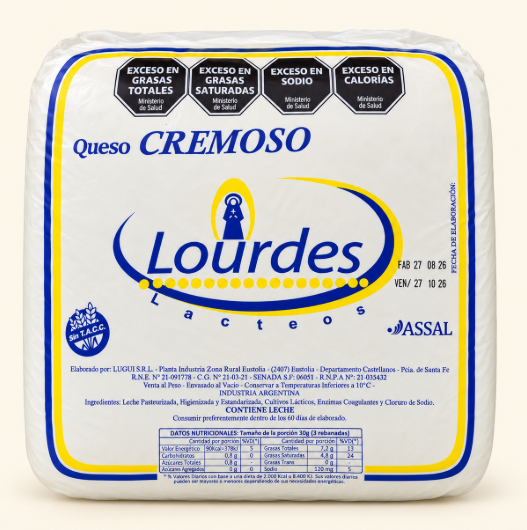 CREMOSO LOURDES X 4KGRS SIN TACC