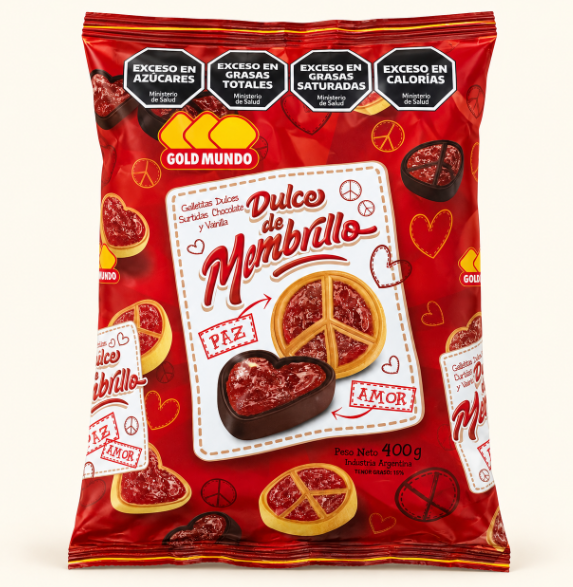 GOLD MUNDO MEMBRILLO PAZ Y AMOR X400GRS