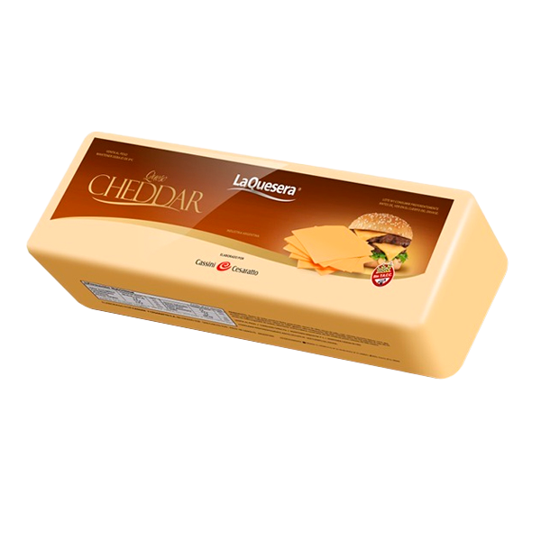 CHEDDAR BARRA LA QUESERA 4 KILOS