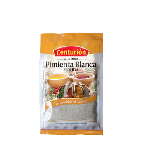 CENTURION PIMIENTA BLANCA MOLIDA X 25 GRS