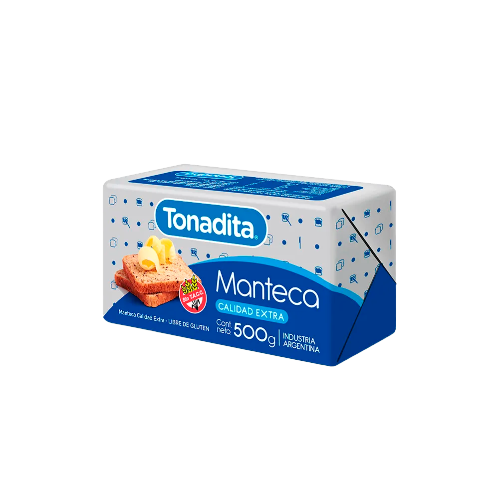 MANTECA TONADITA X 500 GR