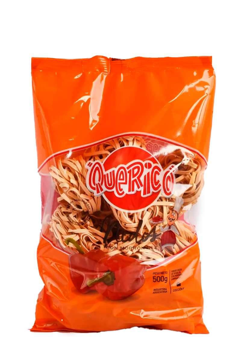QUE RICO FIDEOS NIDO MORRON X 500 GR