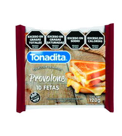 PROVOLONE TONADITA FETAS X10 UND